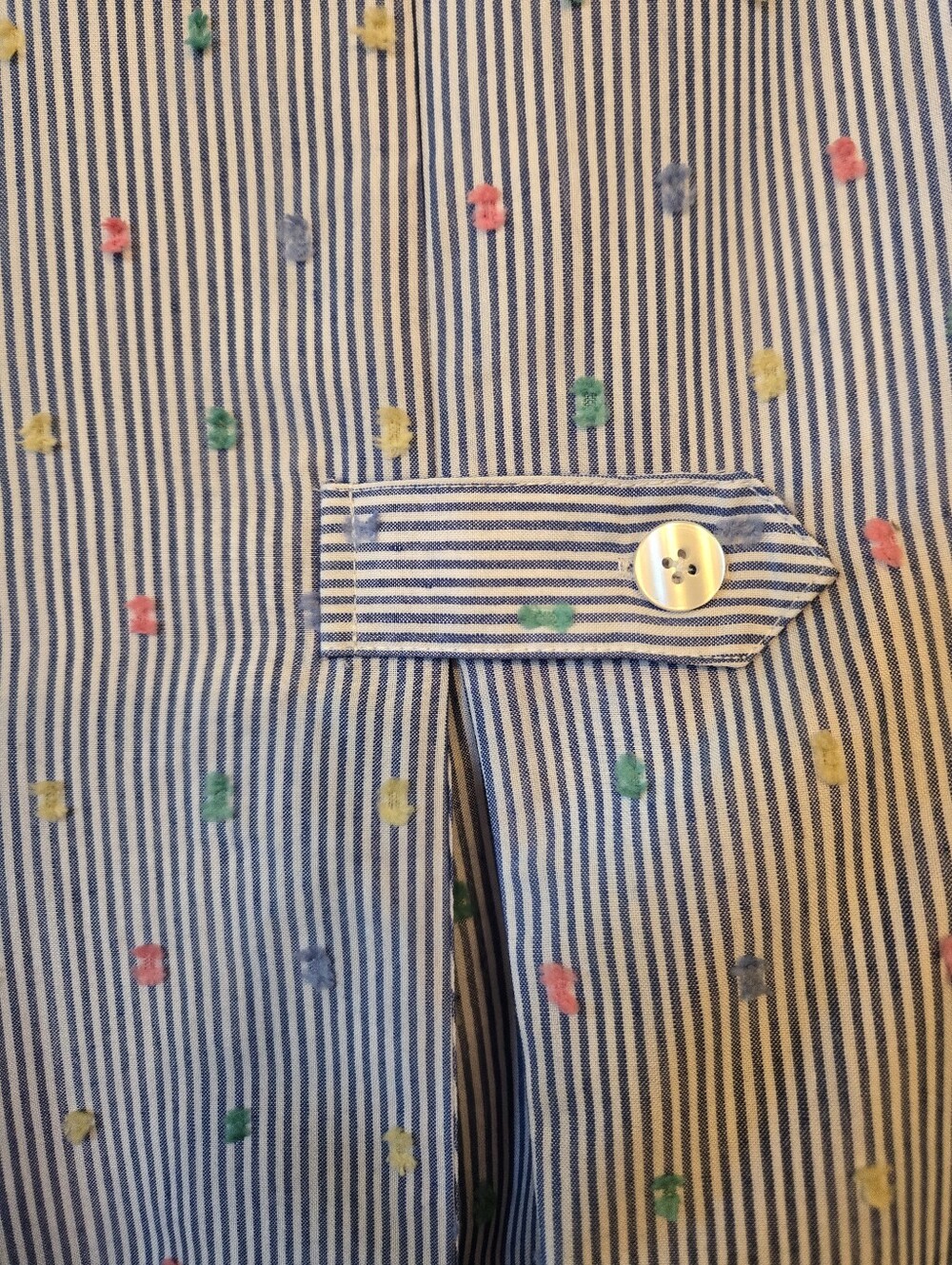 NWT Layla Shirt Dress In Blue Stripe - Large - Picture 10 of 11